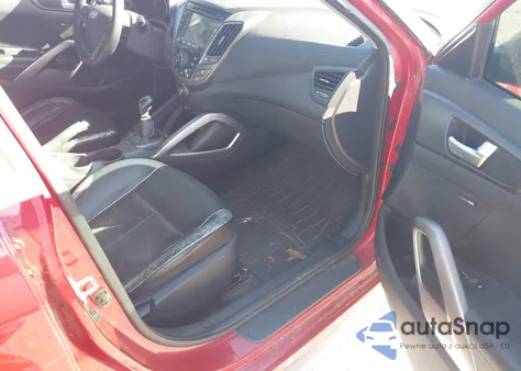 2013 Hyundai Veloster Turbo W/Black from USA, damaged, VIN KMHTC6AE1DU146340